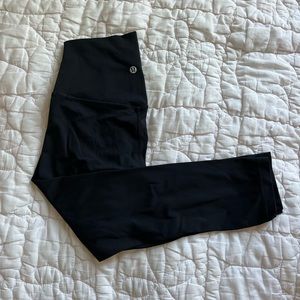 Lululemon Black Align Leggings; Size 4